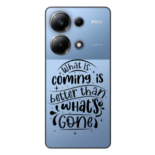 Xiaomi Poco M6 Pro 4G What is coming Transparent Silicone TPU Θήκη