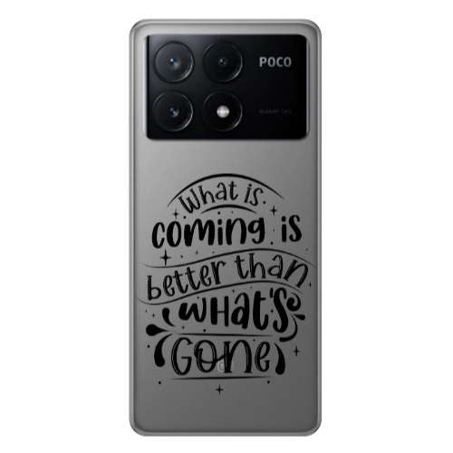 Xiaomi Poco X6Pro 5G What is coming Transparent Silicone TPU Θήκη