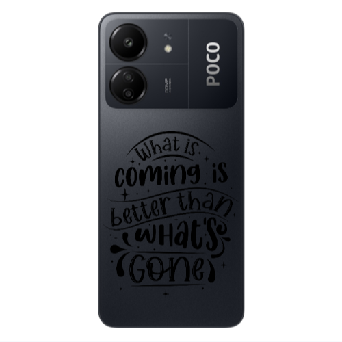 Xiaomi Poco C65 What is coming Transparent Silicone TPU Θήκη