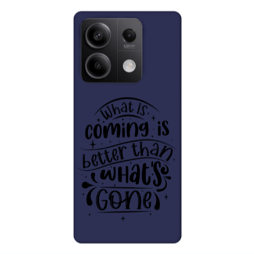 Xiaomi Redmi Note 13Pro 5G What is coming Dark blue Colored Silicone TPU Θήκη