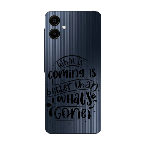 Samsung A06 What is coming Transparent Silicone TPU Θήκη
