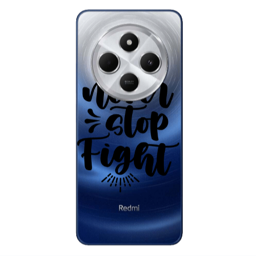 Xiaomi Redmi 14c Never stop fight Transparent Silicone TPU Θήκη