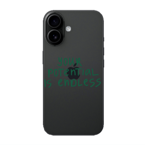 Apple Iphone 16 plus Your potential is endless Transparent Silicone TPU Θήκη