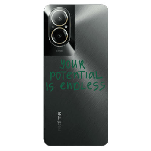 Realme C67 Your potential is endless Transparent Silicone TPU Θήκη