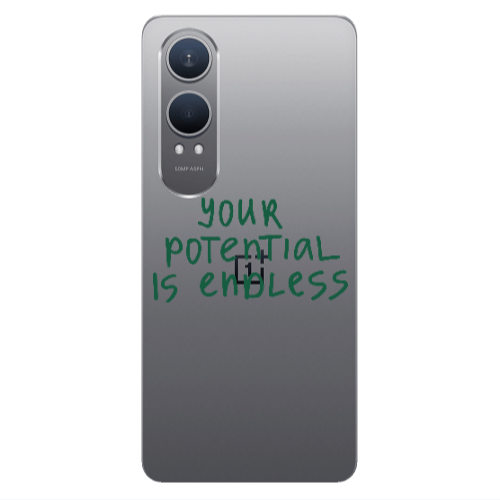 Oneplus Nord Ce 4 lite Your potential is endless Transparent Silicone TPU Θήκη