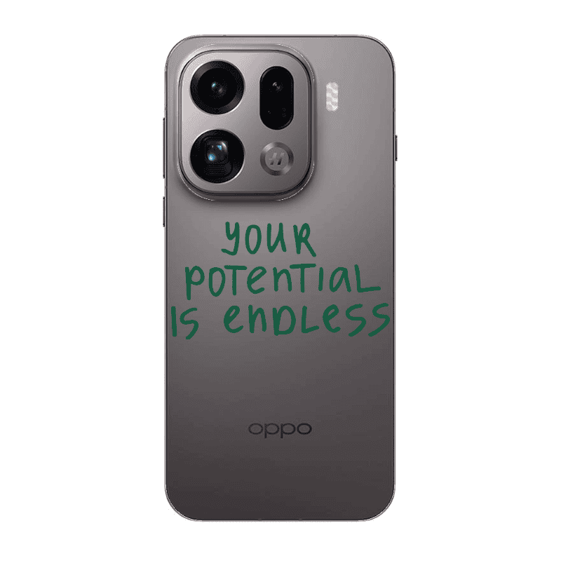 Oppo Find X9 Pro Your potential is endless Transparent Silicone TPU Θήκη
