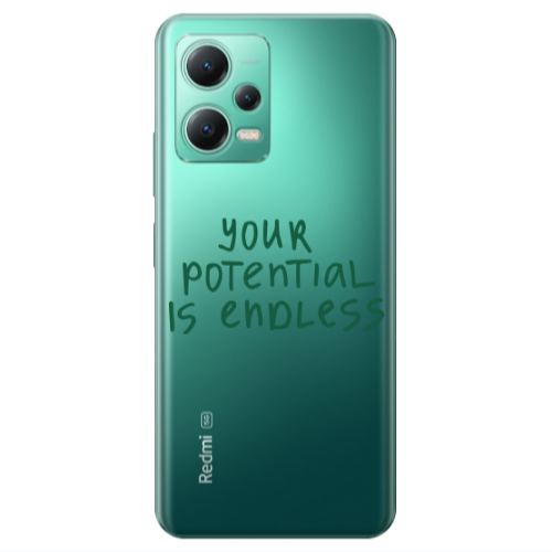 Xiaomi Redmi Note 12 Pro 5G Your potential is endless Transparent Silicone TPU Θήκη