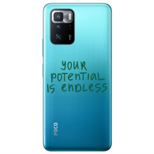 Xiaomi Poco X3 GT Your potential is endless Transparent Silicone TPU Θήκη