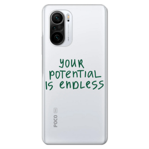 Xiaomi Poco F3 Your potential is endless Transparent Silicone TPU Θήκη