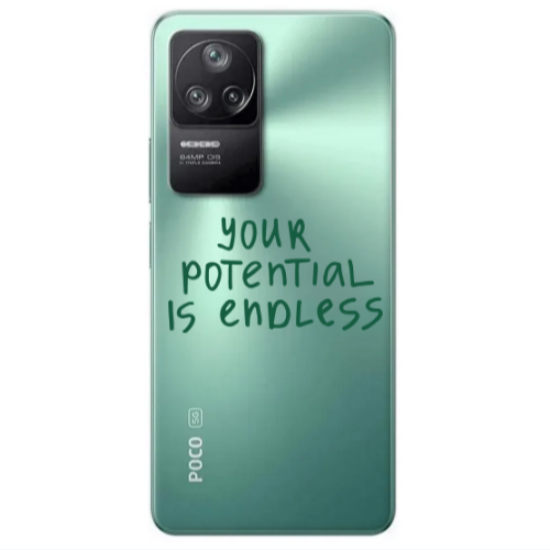 Xiaomi Poco F4 Your potential is endless Transparent Silicone TPU Θήκη