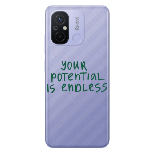 Xiaomi Redmi 12C Your potential is endless Transparent Silicone TPU Θήκη