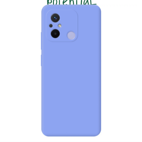 Xiaomi Redmi 12C Your potential is endless Light Purple Colored Silicone TPU Θήκη