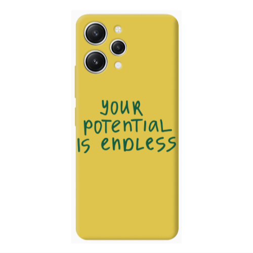 Xiaomi Redmi 12 Your potential is endless Yellow Colored Silicone TPU Θήκη