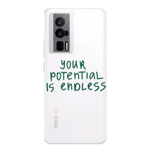 Xiaomi Poco F5 Pro Your potential is endless Transparent Silicone TPU Θήκη