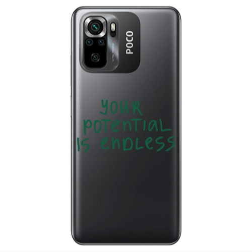 Xiaomi Poco M5 s Your potential is endless Transparent Silicone TPU Θήκη