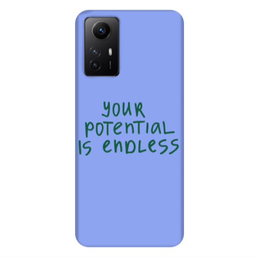 Xiaomi Redmi Note 12s Your potential is endless Light Purple Colored Silicone TPU Θήκη