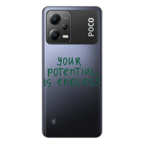 Xiaomi Poco X5 Your potential is endless Transparent Silicone TPU Θήκη