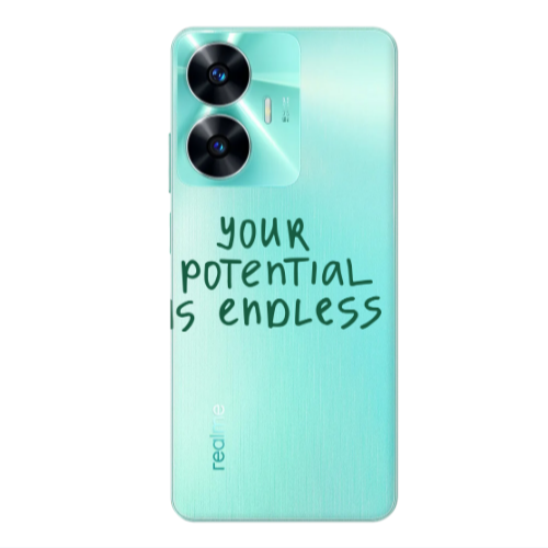 Realme C55 Your potential is endless Transparent Silicone TPU Θήκη