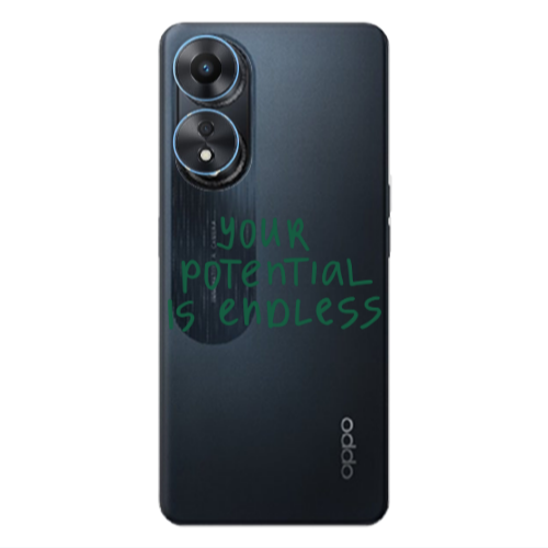 Oppo A 98 Your potential is endless Transparent Silicone TPU Θήκη