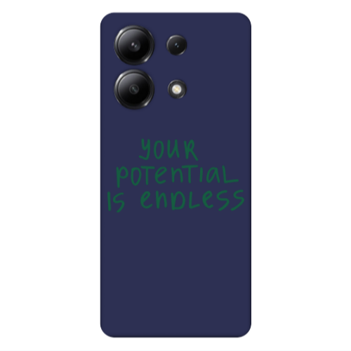 Xiaomi Redmi Note 13 4G Your potential is endless Dark blue Colored Silicone TPU Θήκη