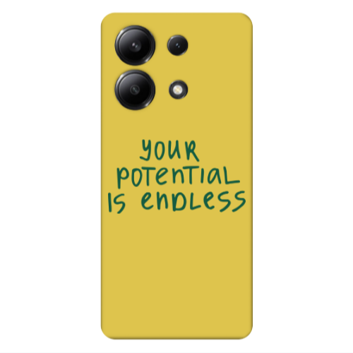 Xiaomi Redmi Note 13 4G Your potential is endless Yellow Colored Silicone TPU Θήκη