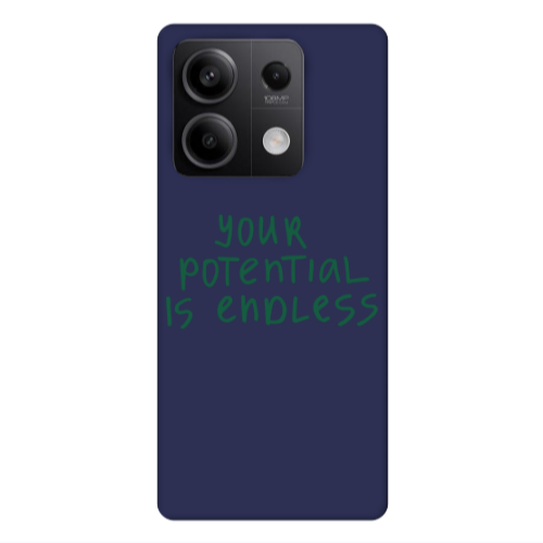 Xiaomi Redmi Note 13Pro 5G Your potential is endless Dark blue Colored Silicone TPU Θήκη