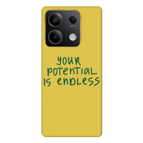 Xiaomi Redmi Note 13Pro 5G Your potential is endless Yellow Colored Silicone TPU Θήκη