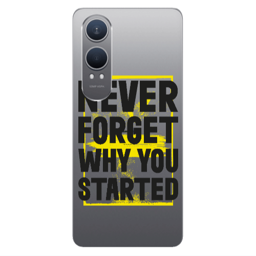 Oneplus Nord Ce 4 lite Never Forget Transparent Silicone TPU Θήκη