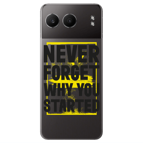 Oneplus Nord 4 Never Forget Transparent Silicone TPU Θήκη
