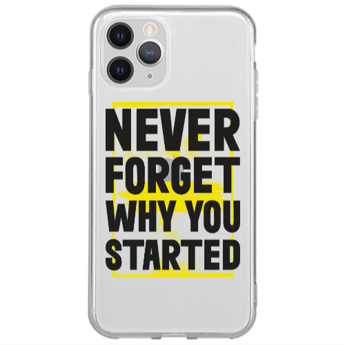 Apple iPhone 13 Pro Max Never Forget Transparent Silicone TPU Θήκη