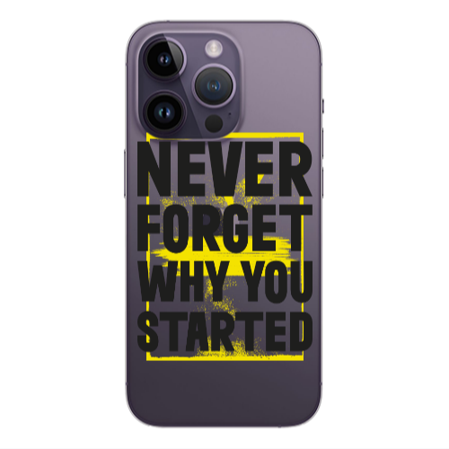 Apple iPhone 14 Pro  Never Forget Transparent Silicone TPU Θήκη