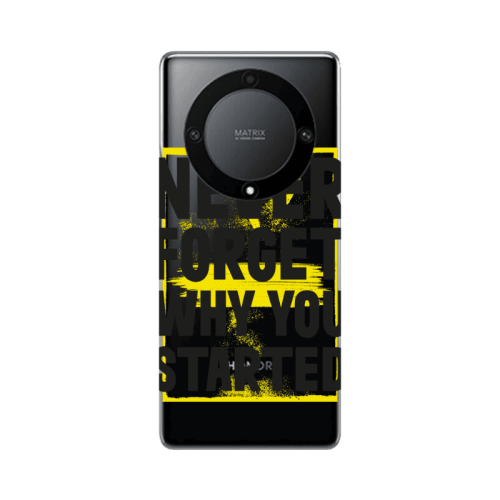 Honor Magic5 Lite 5G Never Forget Transparent Silicone TPU Θήκη