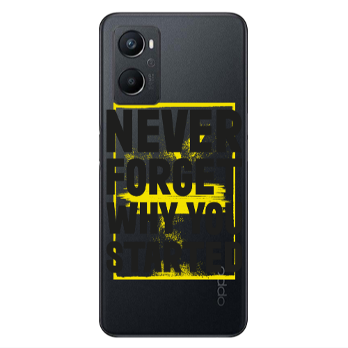 Oppo A 96 Never Forget Transparent Silicone TPU Θήκη