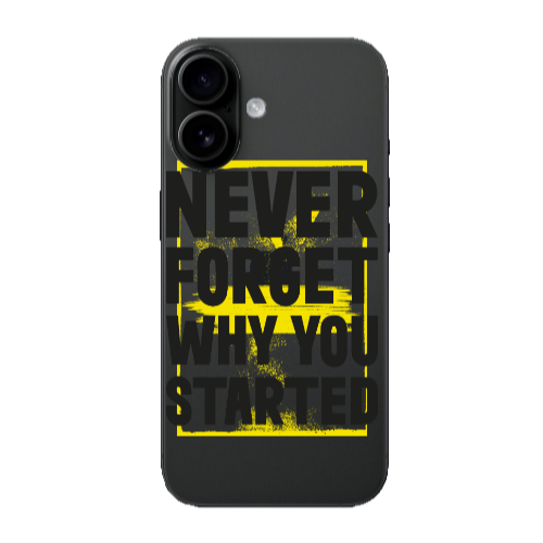 Apple Iphone 16 Never Forget Transparent Silicone TPU Θήκη