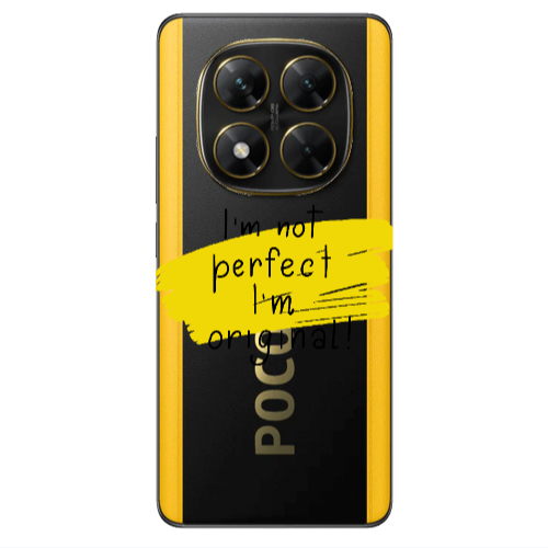 Xiaomi Poco X7 I m not perfect Transparent Silicone TPU Θήκη