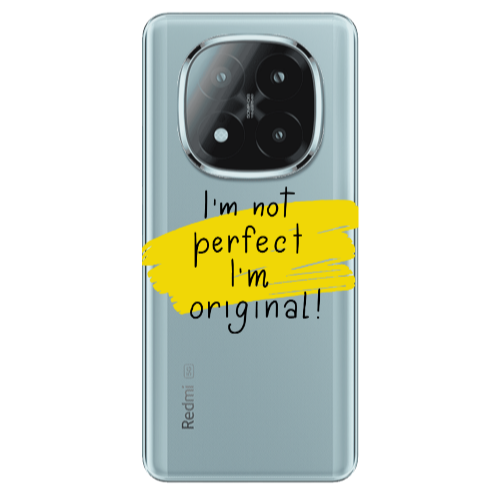 Xiaomi Redmi Note 14 Pro + 5g I m not perfect Transparent Silicone TPU Θήκη
