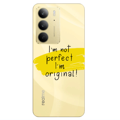 Realme C 75 I m not perfect Transparent Silicone TPU Θήκη