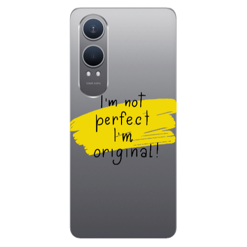 Oneplus Nord Ce 4 lite I m not perfect Transparent Silicone TPU Θήκη