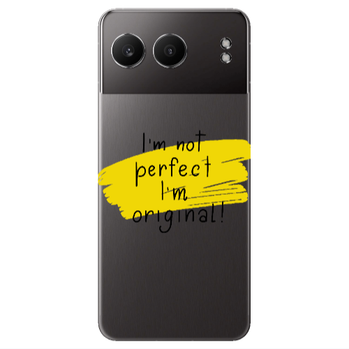 Oneplus Nord 4 I m not perfect Transparent Silicone TPU Θήκη