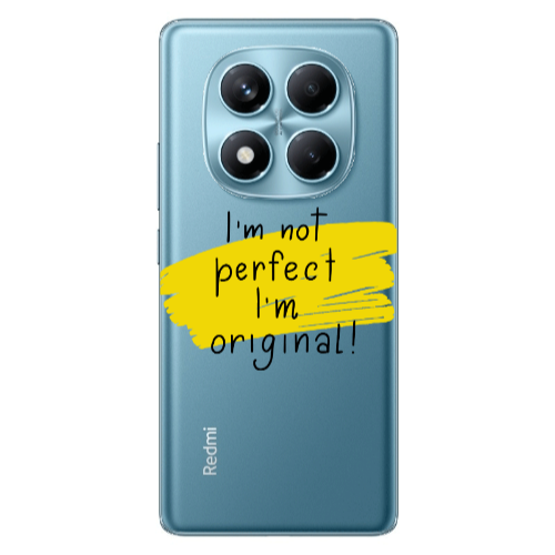 Xiaomi Redmi Note 14 Pro I m not perfect Transparent Silicone TPU Θήκη