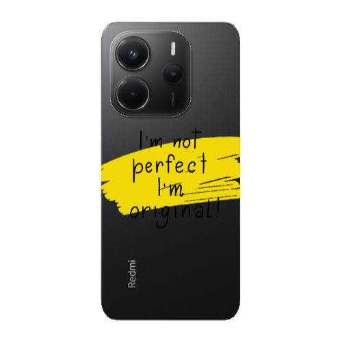 Xiaomi Redmi Note 14 I m not perfect Transparent Silicone TPU Θήκη