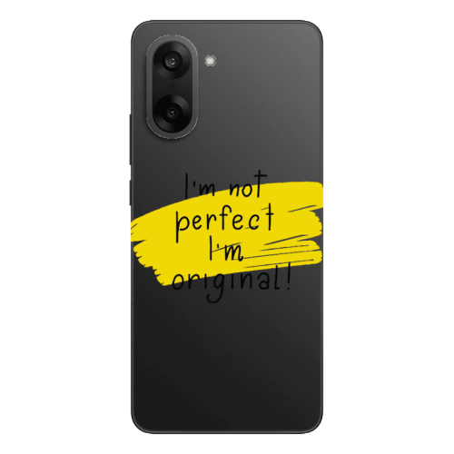 Oneplus Nord CE 5 I m not perfect Transparent Silicone TPU Θήκη