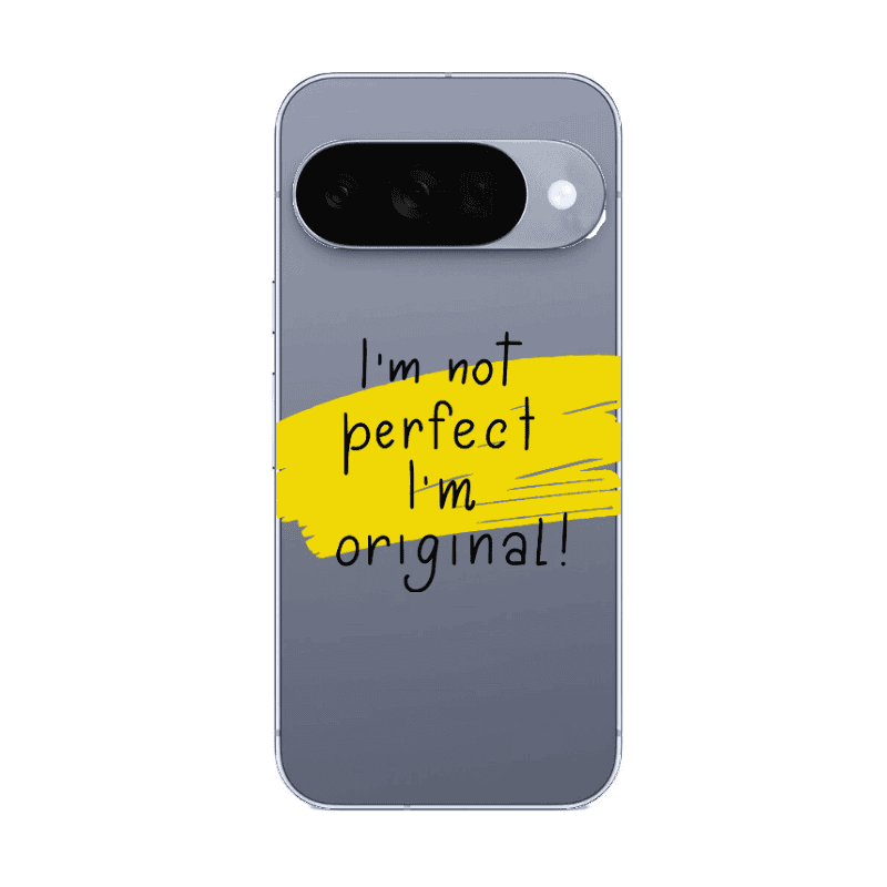 Google Pixel 10 I m not perfect Transparent Silicone TPU Θήκη