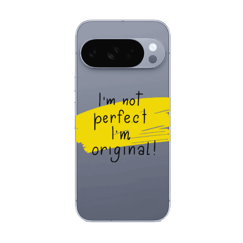 Google Pixel 10 Pro I m not perfect Transparent Silicone TPU Θήκη