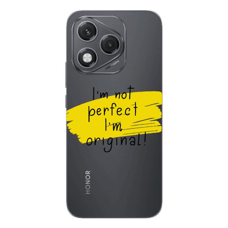 Honor 400 Lite I m not perfect Transparent Silicone TPU Θήκη