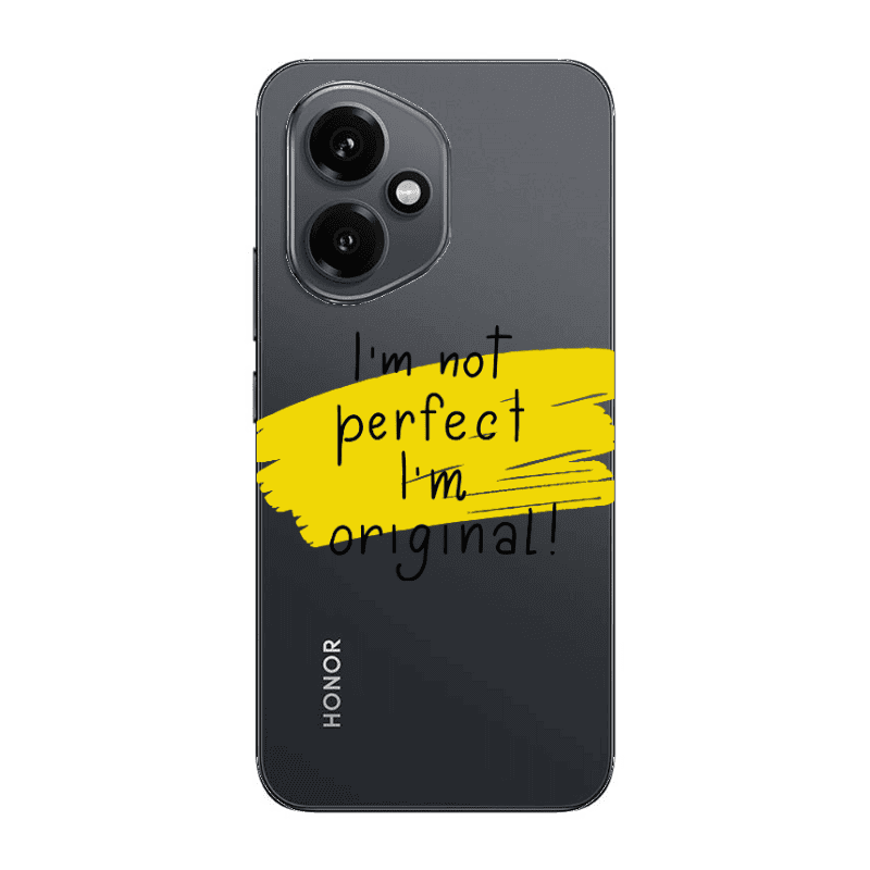 Honor Magic 400 I m not perfect Transparent Silicone TPU Θήκη