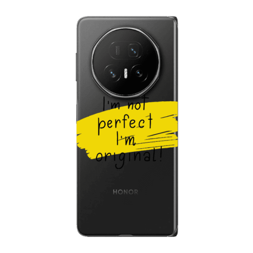 Honor Magic V5 I m not perfect Transparent Silicone TPU Θήκη