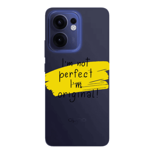 Oppo Reno13 FS I m not perfect Transparent Silicone TPU Θήκη
