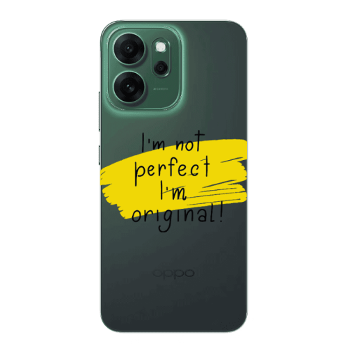 Oppo Reno 14 FS I m not perfect Transparent Silicone TPU Θήκη