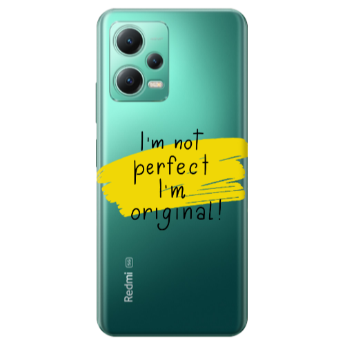 Xiaomi Redmi Note 12 Pro Plus 5G I m not perfect Transparent Silicone TPU Θήκη